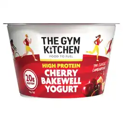 Asda The Gym Kitchen Cherry Bakewell Yogurt 200g offer