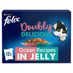 Morrisons Felix Doubly Delicious Ocean Recipes Cat Food offer