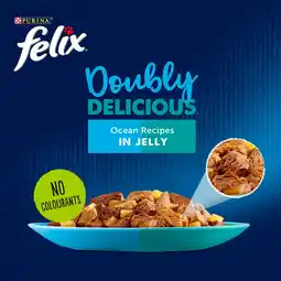 Morrisons Felix Doubly Delicious Ocean Recipes Cat Food offer