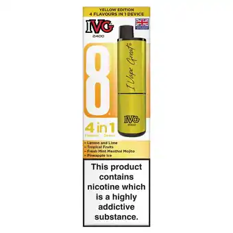 Morrisons IVG 2400 Rechargeable Yellow Edition 20mg offer