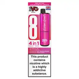 Morrisons IVG 2400 Rechargeable Pink Edition 20mg offer