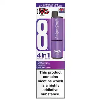 Morrisons IVG 2400 Rechargeable Purple Edition 20mg offer