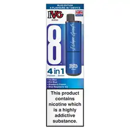 Morrisons IVG 2400 Rechargeable Blue Edition 20mg offer