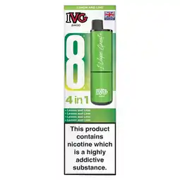 Morrisons Ivg 2400 Rechargeable Lemon & Lime 20Mg offer