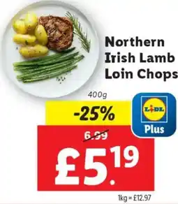 Lidl Northern Irish Lamb Loin Chops offer