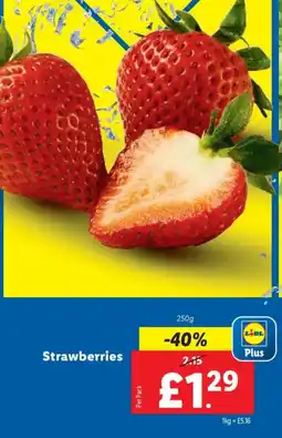 Lidl Strawberries offer