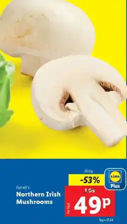 Lidl Farrell's Northern Irish Mushrooms offer