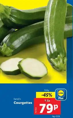 Lidl Farrell's Courgettes offer