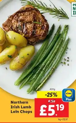 Lidl Northern Irish Lamb Loin Chops offer