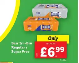 Lidl Barr Irn-Bru Regular/ Sugar Free offer