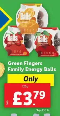 Lidl Green Fingers Family Energy Balls offer