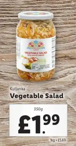 Lidl Kuljanka Vegetable Salad offer