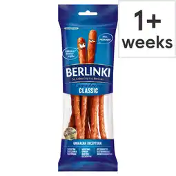 Tesco Berlinki Sq Kabanosy Classic 85g offer