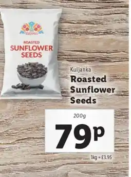 Lidl Kuljanka Roasted Sunflower Seeds offer