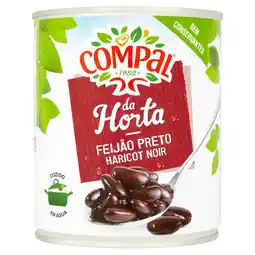 Tesco Compal Black Beans In Tin/Preto 845G offer