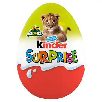 Tesco Kinder Surprise Natoons Chocolate Egg 20g offer