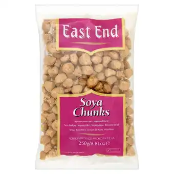 Tesco East End Soya Chunks 250G offer