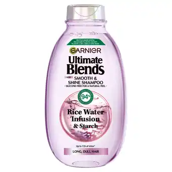 Tesco Garnier Ultimate Blends Rice Water Shampoo 300ml offer
