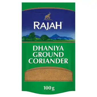 Tesco Rajah Dhaniya Ground Coriander 100G offer