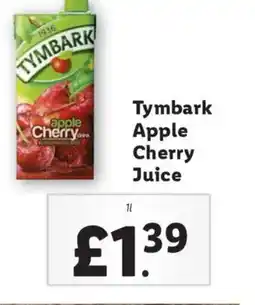 Lidl Tymbark Apple Cherry Juice offer