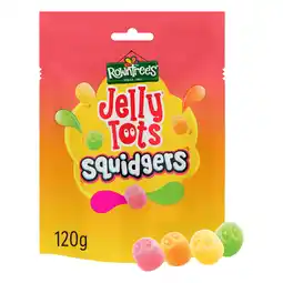 Tesco Rowntree’s Jelly Tots Squidgers Sweets Sharing Bags 120g offer