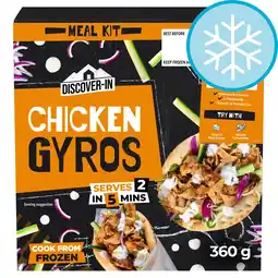 Tesco Discover In Chicken Gyros Kit 360G offer