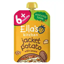 Tesco Ella's Kitchen Reeally Cheesy Jacket Potato with Beans 100g offer