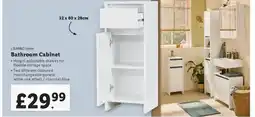 Lidl LIVARNO home Bathroom Cabinet offer