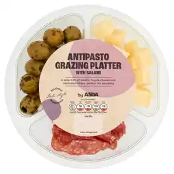 Asda ASDA Antipasto Grazing Platter with Salami 133g offer