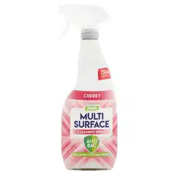 Asda ASDA Cherry Multi Surface Cleaning Spray 750ml offer
