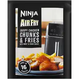 Iceland Ninja Air Fry Crispy Chicken Chunks & Fries with Sweet & Sour Sauce 380g offer