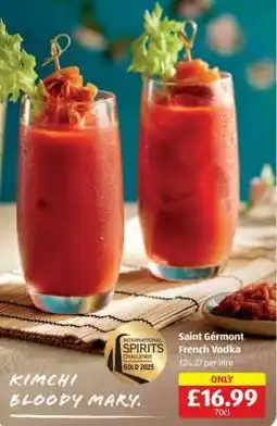 Aldi Saint Gérmont French Vodka offer