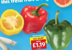 Aldi Mixed Peppers offer
