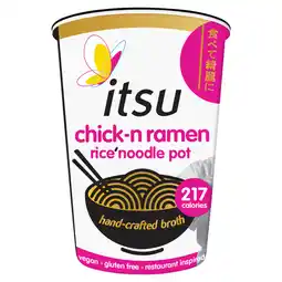 Asda Itsu Chick-N Ramen Rice' Noodle Pot 64g offer