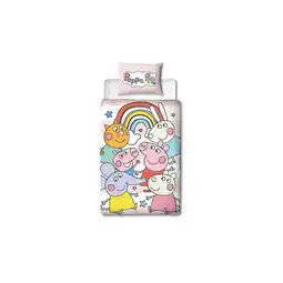 Asda George Home Peppa Pig Duvet Set - Single offer