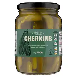 Asda ASDA Pickled Gherkins 680g offer