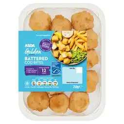Asda ASDA Golden Battered Cod Bites 250g offer