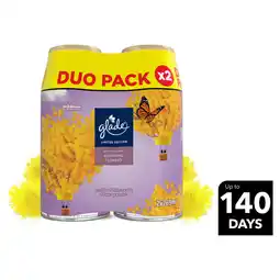 Asda Glade Automatic Spray Air Freshener Twin Refills Blooming Flowers 2x269ml offer