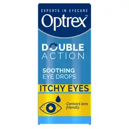 Asda Optrex Double Action Soothing Eye Drops 10ml offer