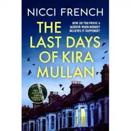 Asda Paperback Last Days of Kira Mullan by Nicci French offer