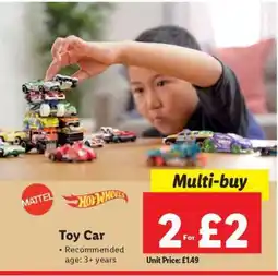 Lidl Toy Car offer