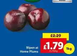 Lidl Ripen at Home Plums offer