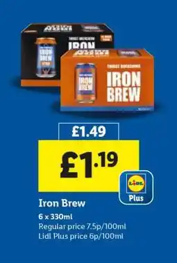 Lidl Iron Brew offer