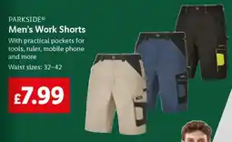 Lidl PARKSIDE Men's Work Shorts offer