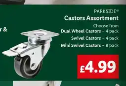 Lidl PARKSIDE Castors Assortment offer