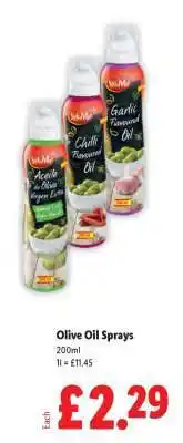 Lidl Olive Oil Sprays offer