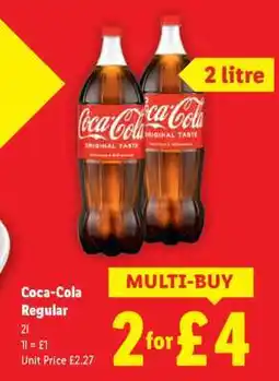 Lidl Coca-Cola Regular offer