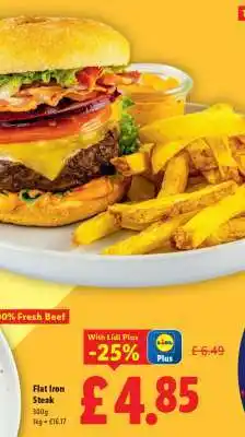 Lidl Flat Iron Steak offer