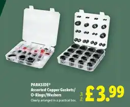 Lidl PARKSIDE Assorted Copper Gaskets/O-Rings/Washers offer