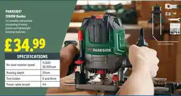 Lidl PARKSIDE 1200W Router offer